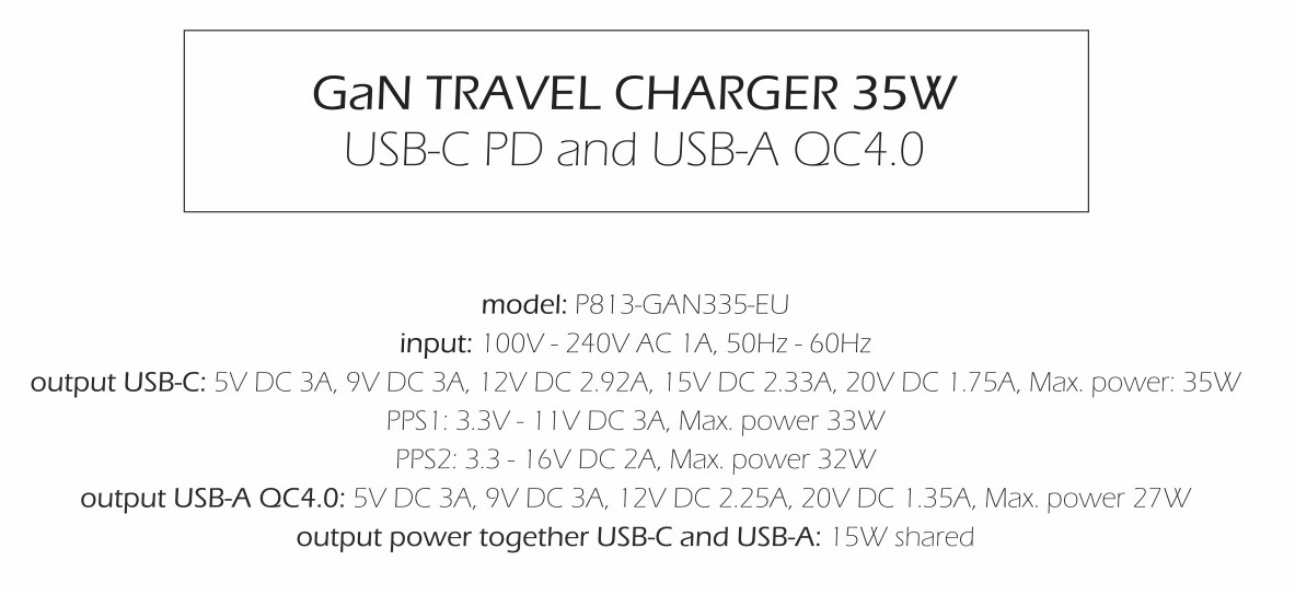 Swissten GaN Charger 35W - 3
