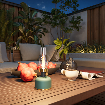 CALEX Lavinio Bordslykta Grön