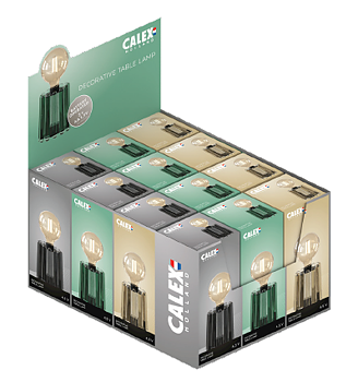 CALEX Bordslampa Wave Grå