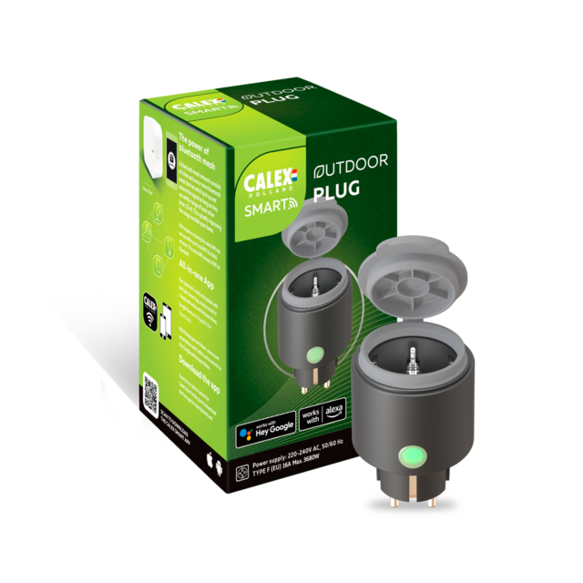 CALEX Smart Outdoor Bluetooth Mesh Plug - 2