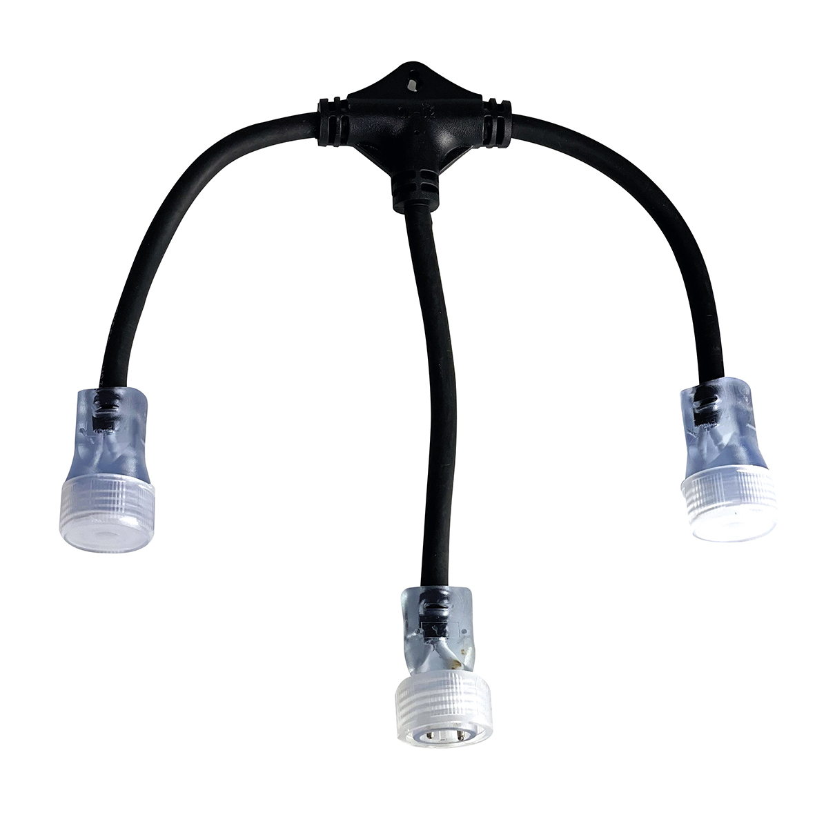Blue Electric Flex-Line T-koppling