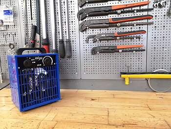 Blue Electric Värmefläkt 230V, 2 KW