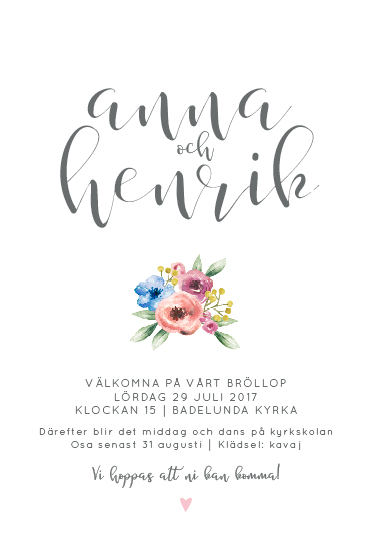 Namn kalligrafi floral