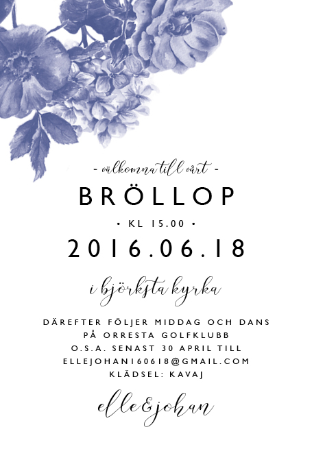 Blomster blå