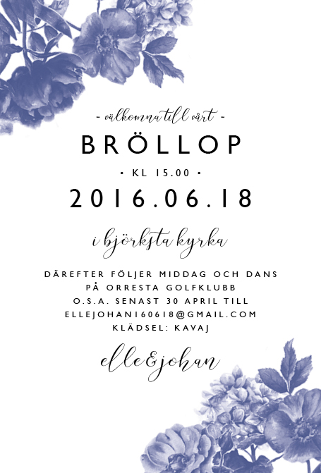 Blomster blå hörn - 2