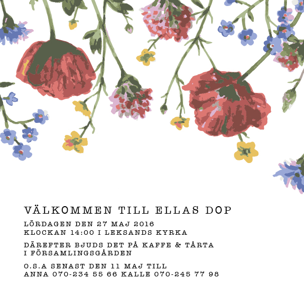 Ängsblomster dop