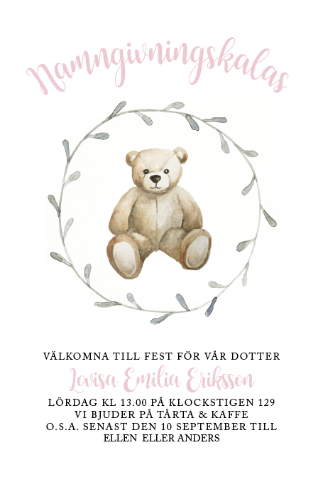 Inbjudan Nalle - 2