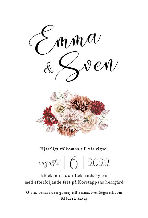 Rosa röda blommor - 6