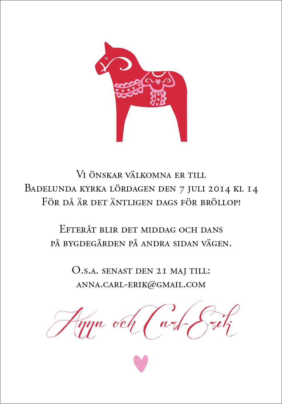 Dalahäst - enkelt - 4
