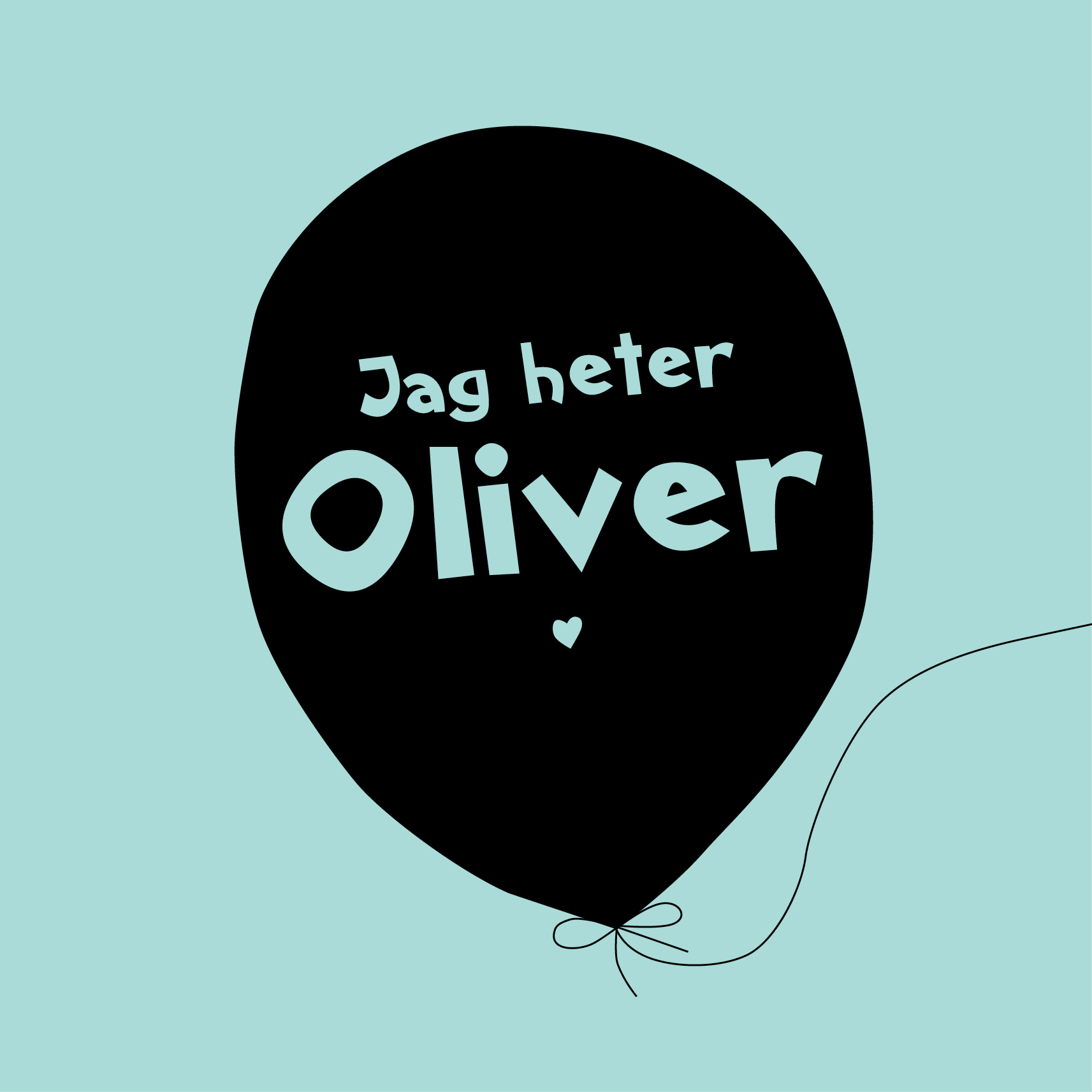 Namntavla - Ballong - 3