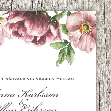 Blomsterkant vintage