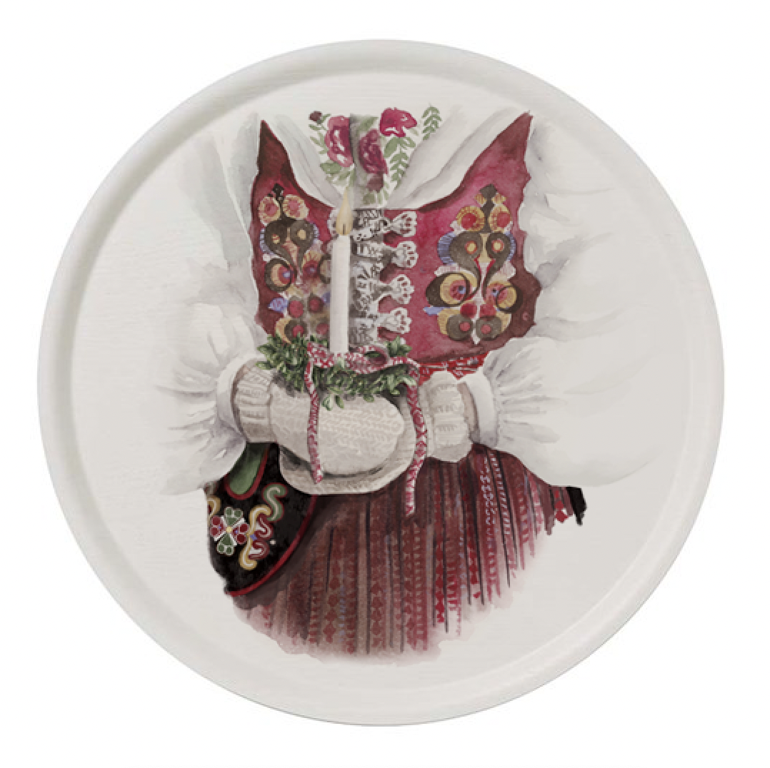 Leksands Lucia bricka 31 cm  - 4