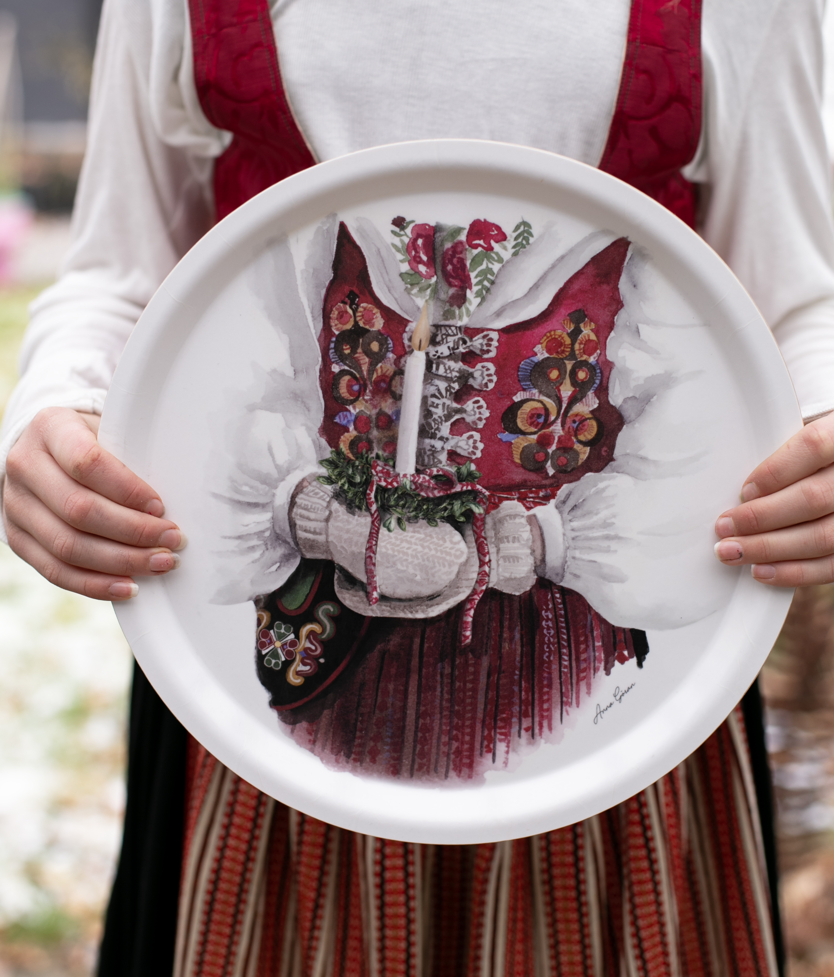 Leksands Lucia bricka 31 cm 
