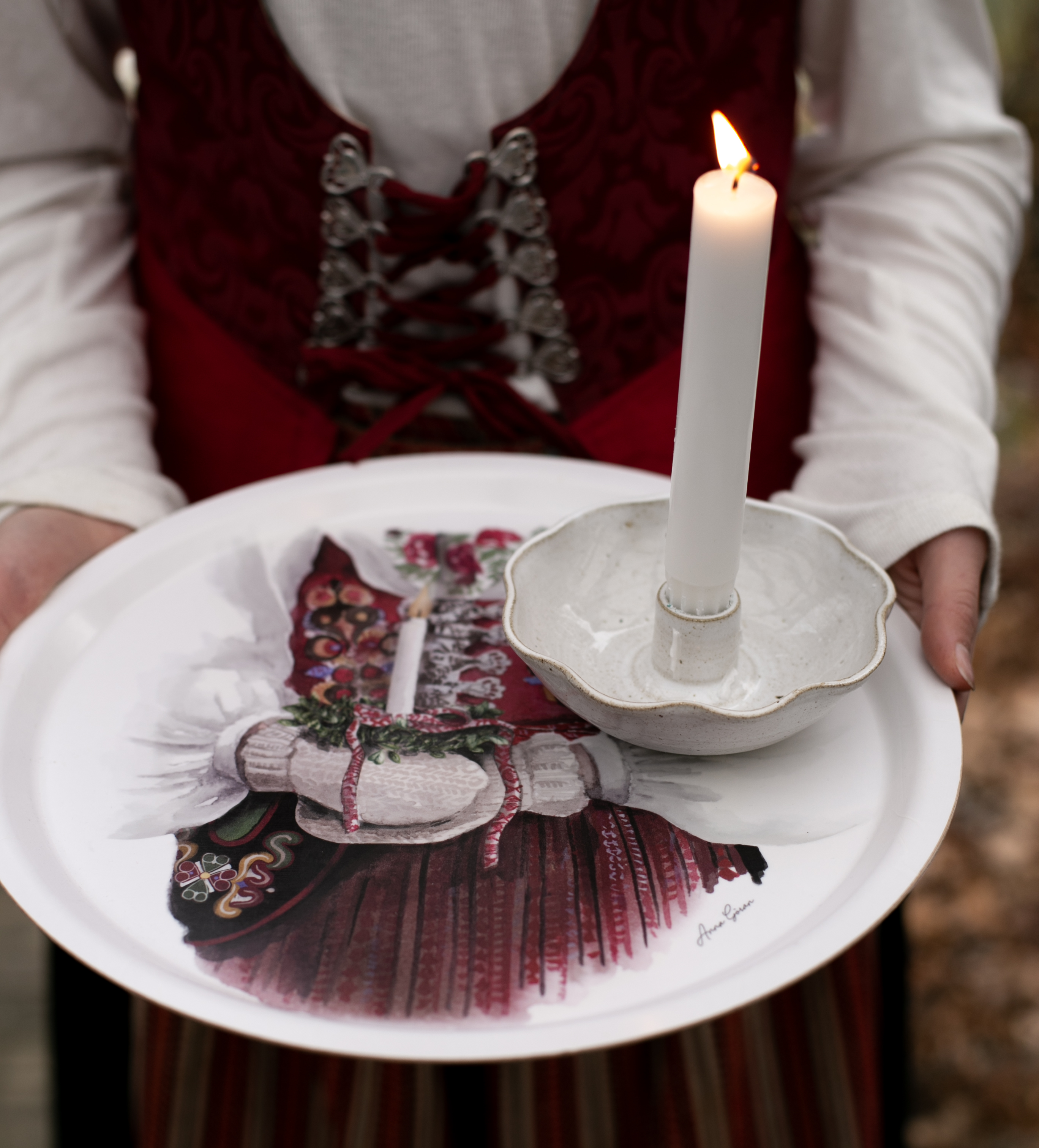 Leksands Lucia bricka 31 cm 