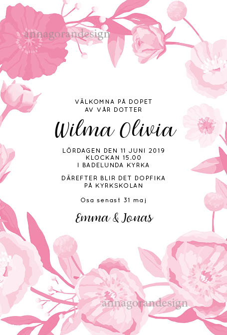 Blomsterram dop