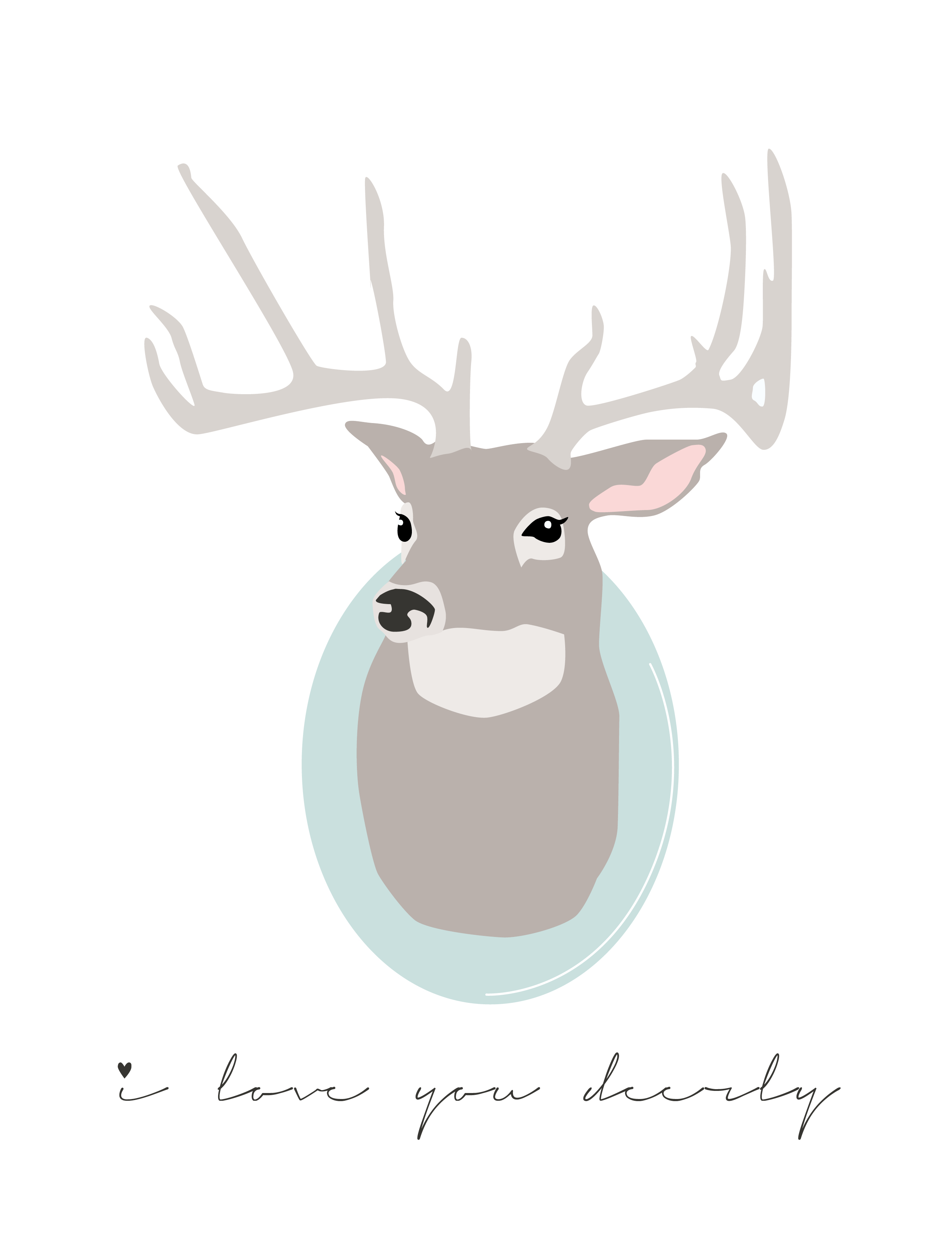 I love you deerly - 3