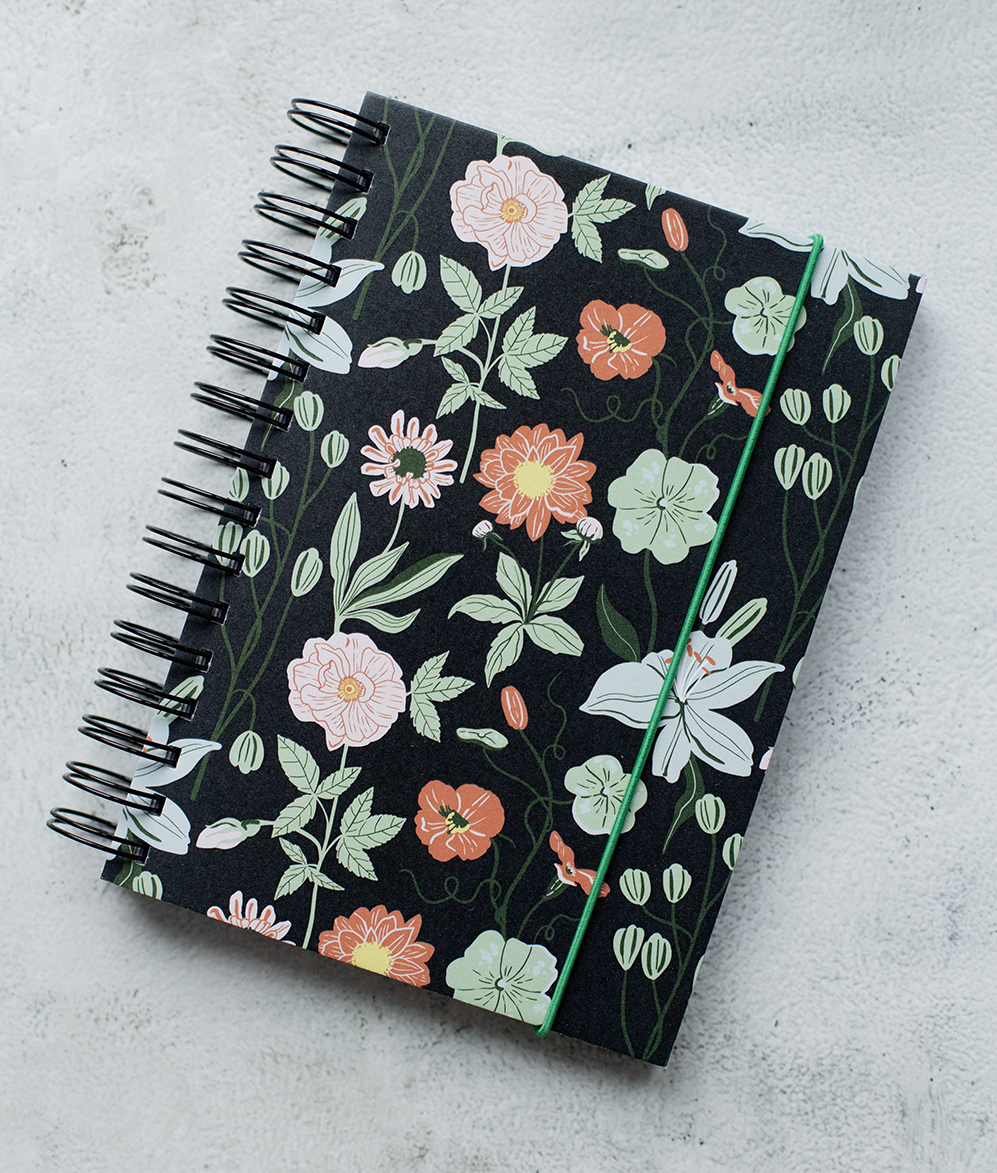 Anteckningsbok Blomster