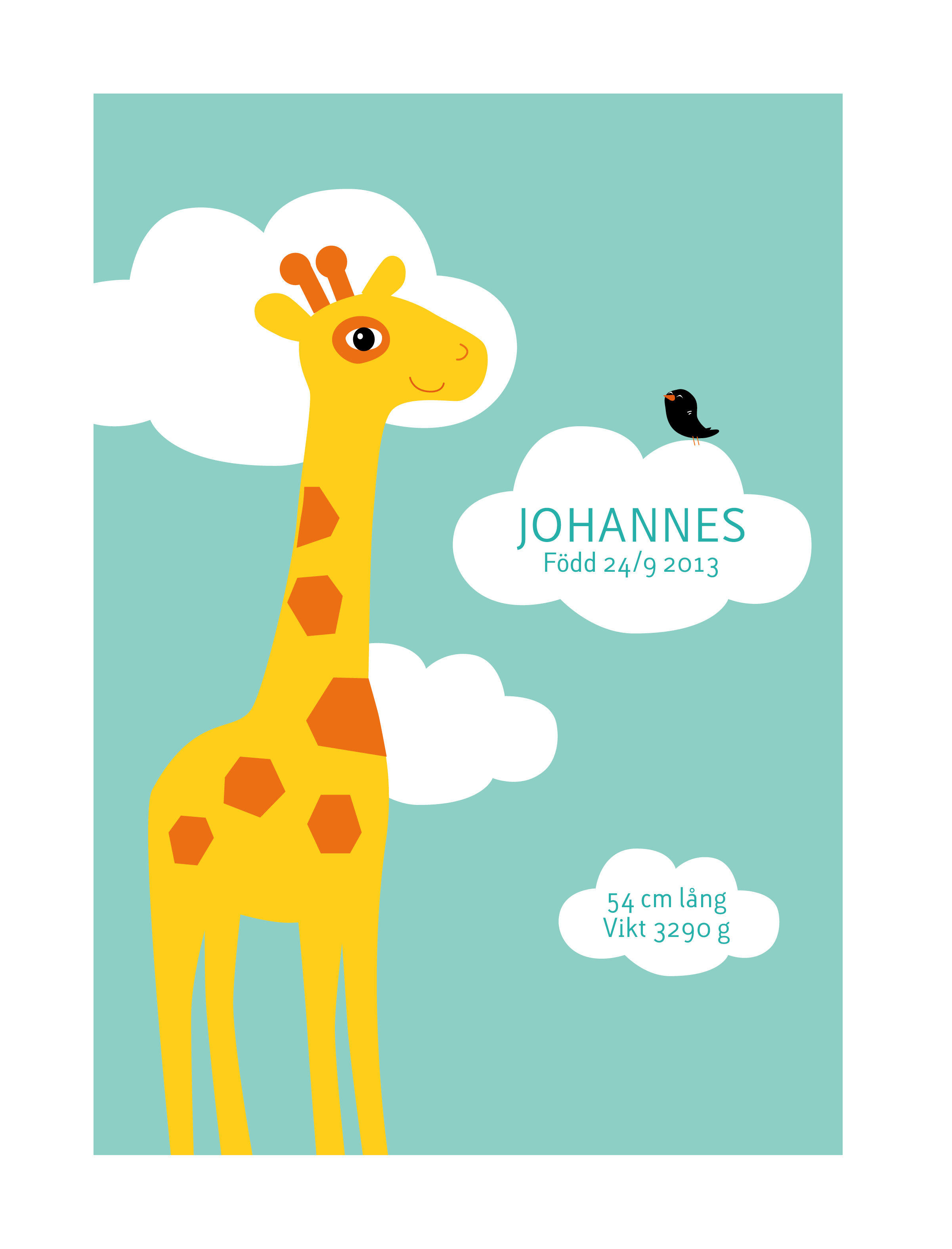 Doptavla - Giraff