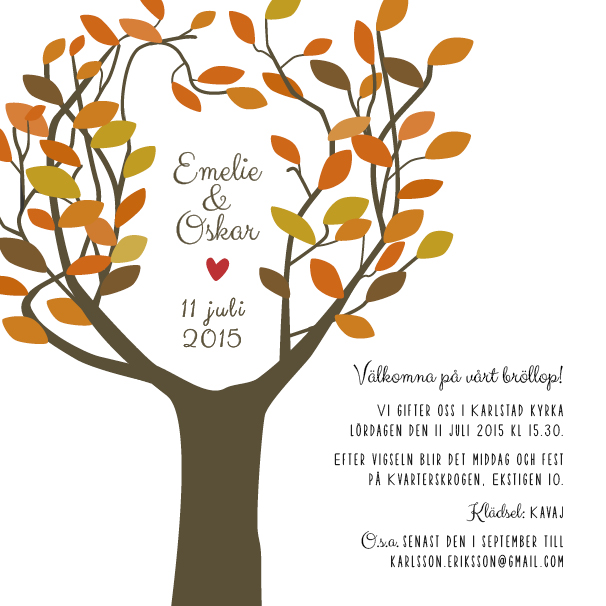 Love tree enkelt - 2