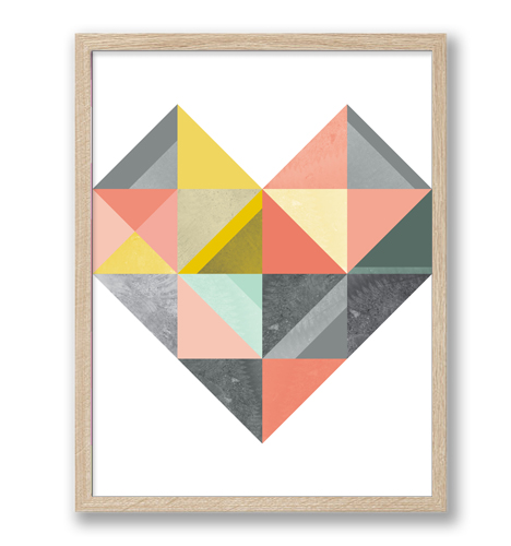 Retro heart