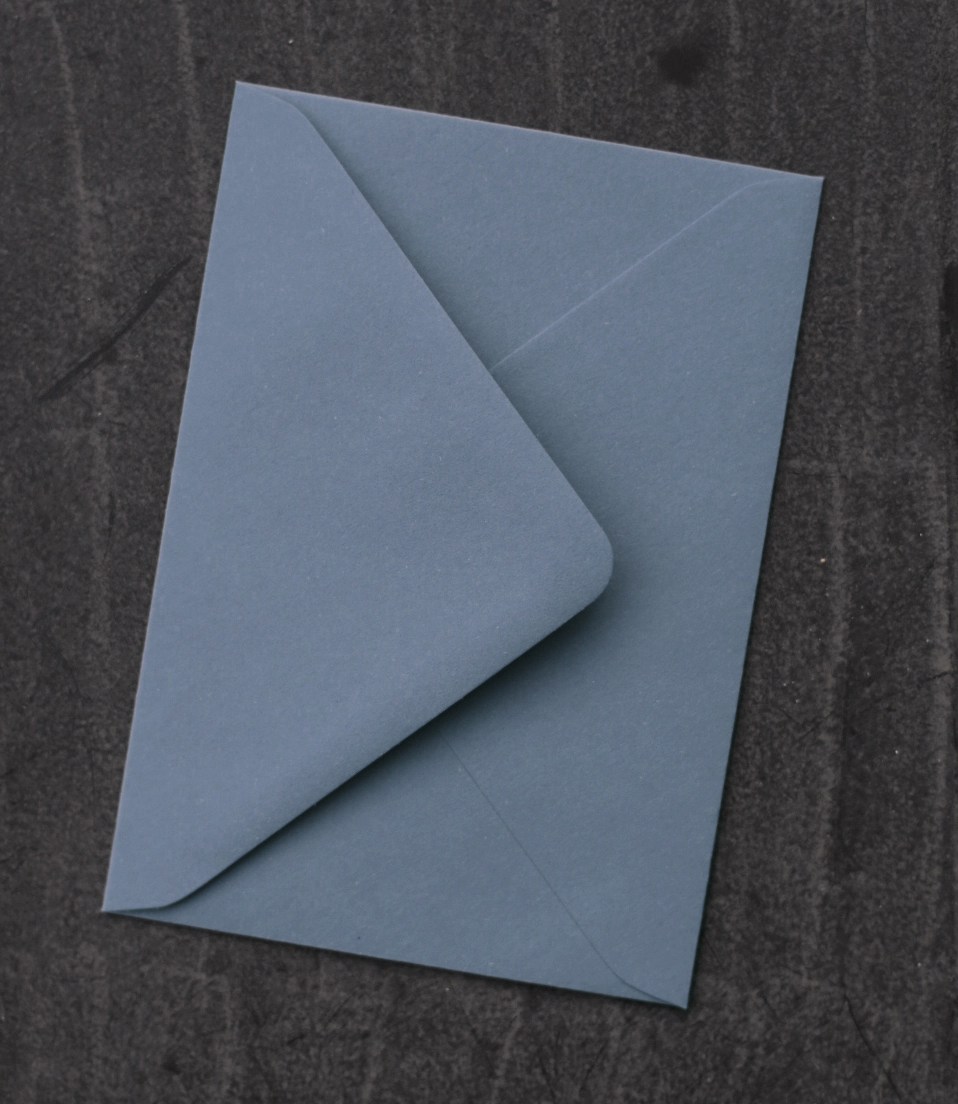 Kuvert C6 Dusty blue