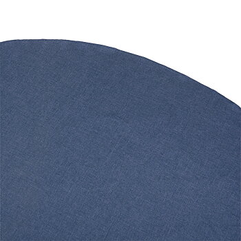 Rund duk strykfri havsblå 185 cm i diameter