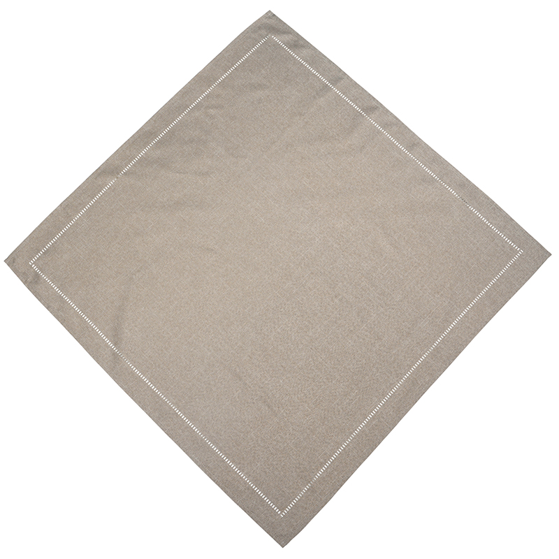 Strykfri duk beige 85x85 cm