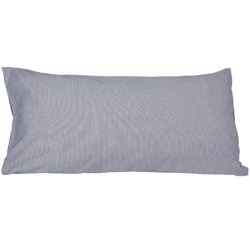 Ditzinger Oxford pinstripe Mörkblå örngott 50x90 cm