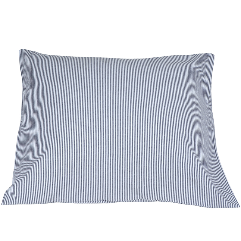 Ditzinger Oxford pinstripe Mörkblå örngott 50x60 cm