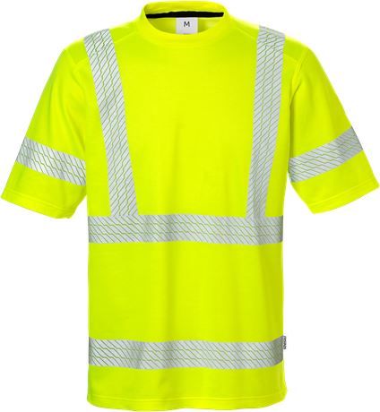 FRISTADS Varsel T-shirt 7407 THV, kl 3 4 Fristads  Large VARSEL T-SHIRT 7407 THV, KL 3