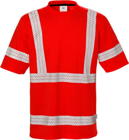 FRISTADS Varsel T-shirt 7407 THV, kl 3 4 Fristads  Large VARSEL T-SHIRT 7407 THV, KL 3 - 4
