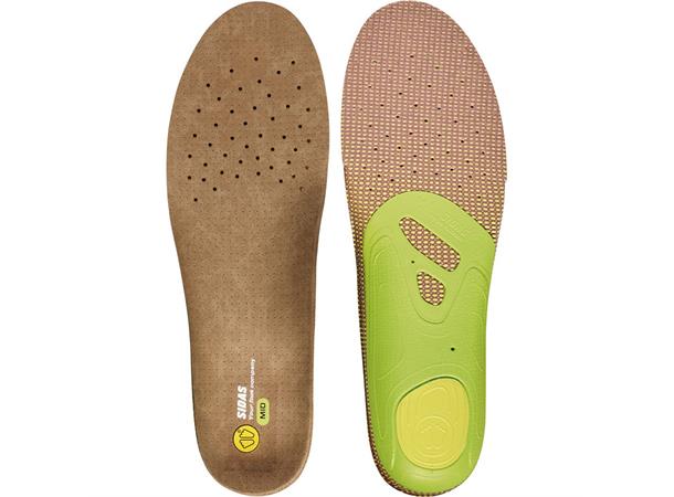 SIDAS 3FEET OUTDOOR MID Grön  Formade iläggsulor för medelhöga fotvalv