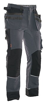 2191 Hantverksbyxa Stretch Svart & Mörkgrå/Svart