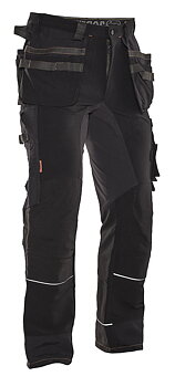 2191 Hantverksbyxa Stretch Svart & Mörkgrå/Svart