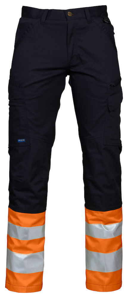 6523 MIDJEBYXA EN ISO 20471 KLASS 1 ORANGE/SVART