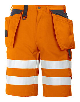 6503 SHORTS EN ISO 20471 KLASS 2/1 ORANGE/SVART