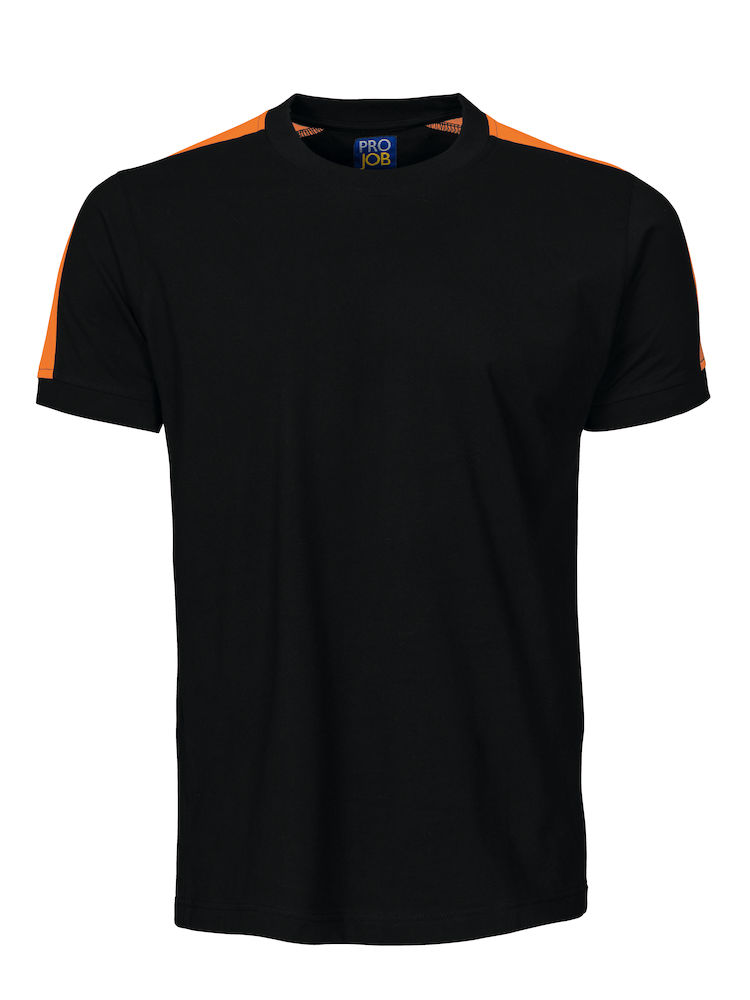 2019 T-SHIRT SVART/ORANGE & SVART/GUL