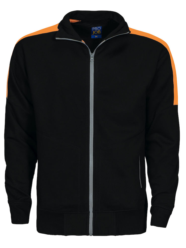 2123 SWEATSHIRT SVART/ORANGE & SVART/GUL - 2