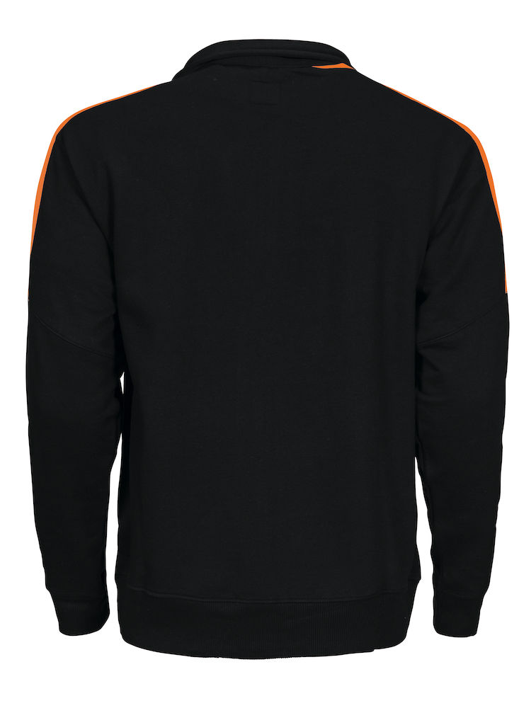 2123 SWEATSHIRT SVART/ORANGE & SVART/GUL - 3