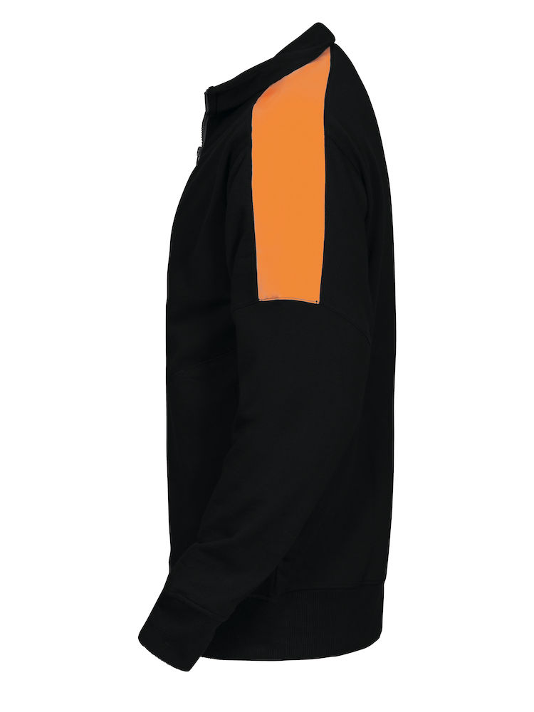 2123 SWEATSHIRT SVART/ORANGE & SVART/GUL - 4