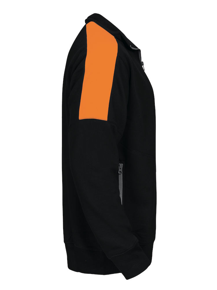 2123 SWEATSHIRT SVART/ORANGE & SVART/GUL - 5