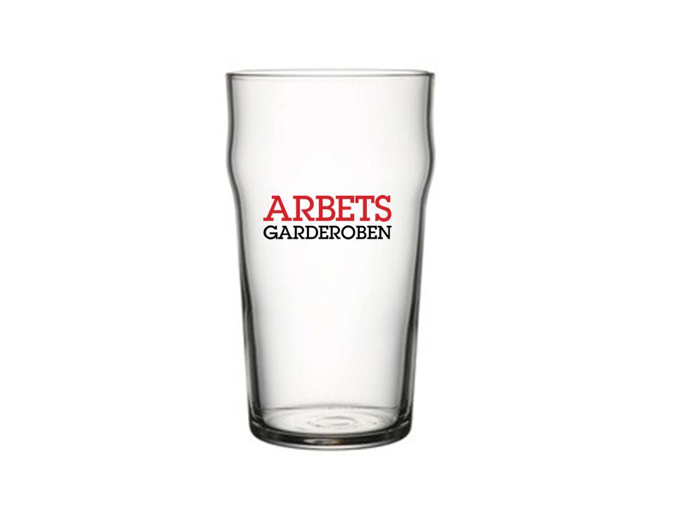 Glas Nonic 4518 med egen logga