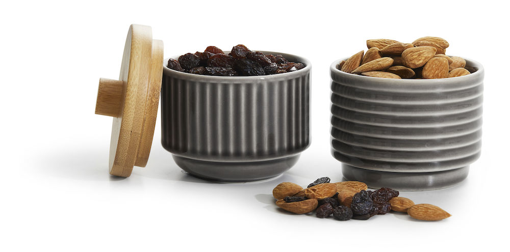 Sagaform Coffee & More liten skål 2-pack, grå - 2