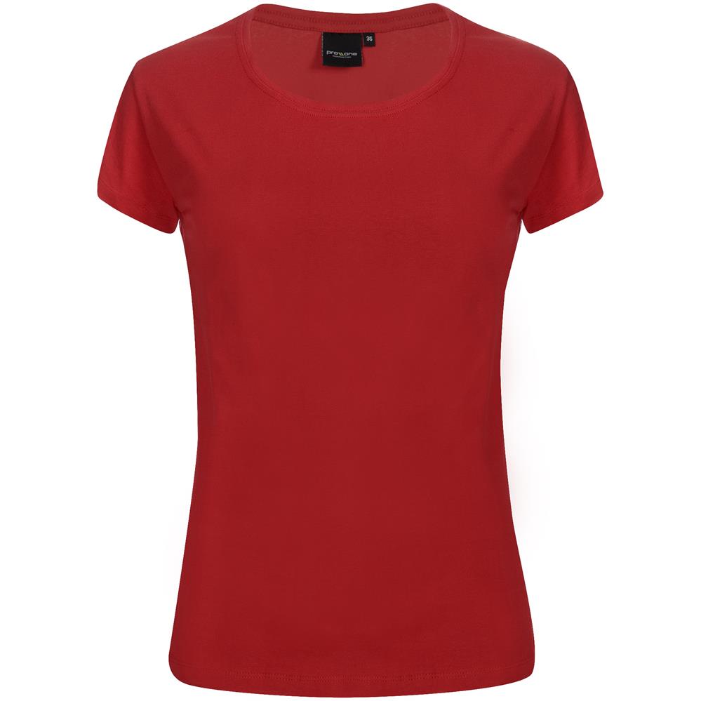 Cotton tee Lady  RÖD