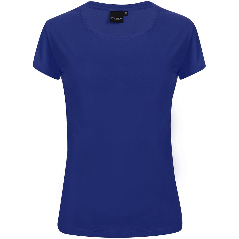 Cotton tee Lady BLÅ