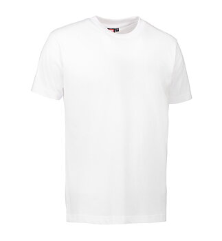 0310 T-shirt i Vit & Marin
