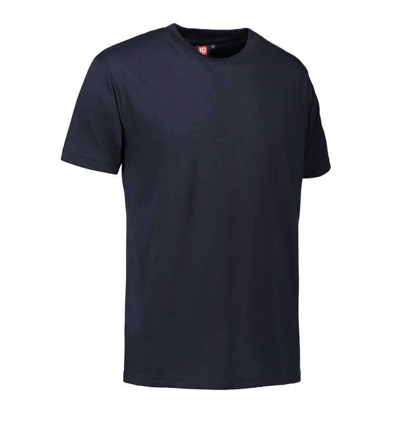 0310 T-shirt i Vit & Marin
