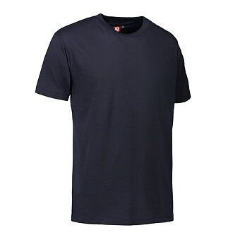 0310 T-shirt i Vit & Marin