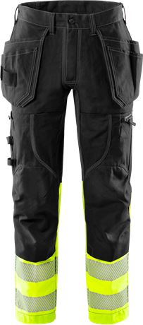 Fristads VARSEL HANTVERKARBYXA STRETCH 2608 FASG, KLASS 1