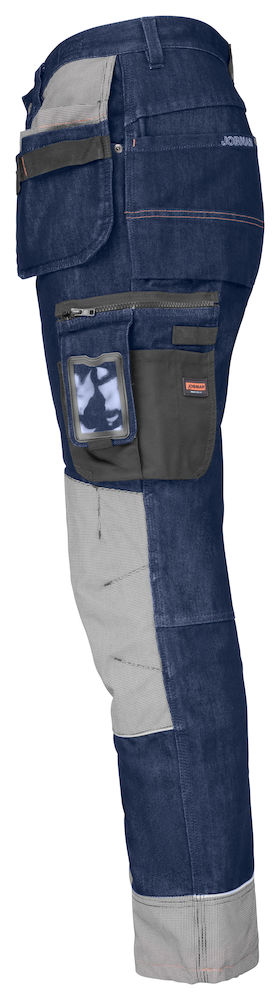  2992 Hantverksbyxa Denim Svart & Marin - 4